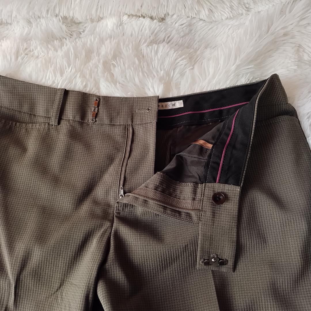 ヒルトン セットアップ パンツスーツ 13 XL グレー 背抜き マルゾット