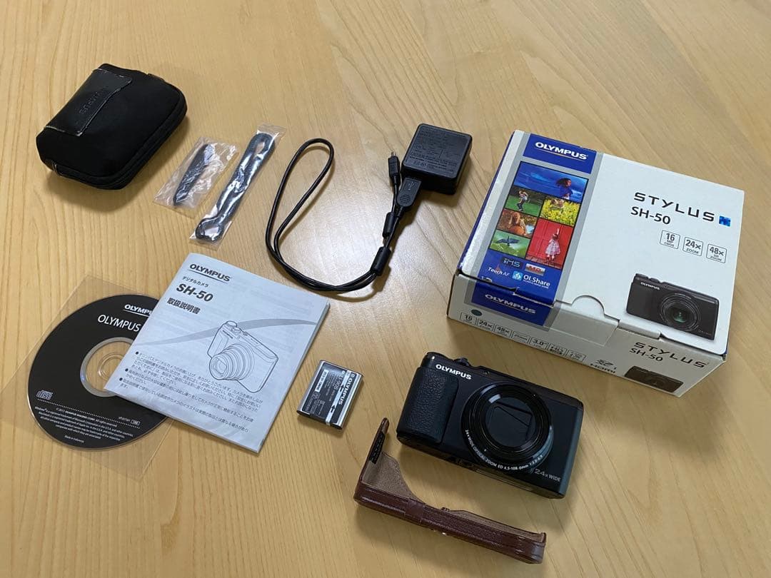 OLYMPUS STYLUS SH-50 カメラケース カメラカバー レザー