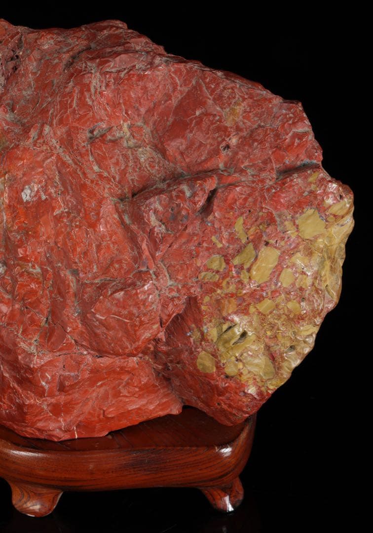 マ*3様 佐渡 赤玉石 赤石 碧玉 水石 鑑賞石 天然石 原石 大型20.3kg