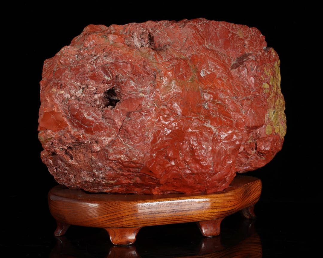 マ*3様 佐渡 赤玉石 赤石 碧玉 水石 鑑賞石 天然石 原石 大型20.3kg