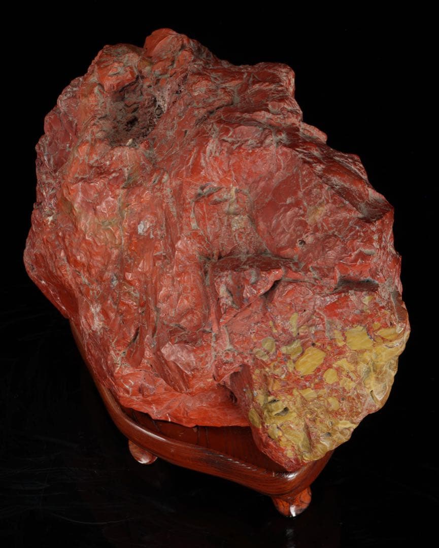 マ*3様 佐渡 赤玉石 赤石 碧玉 水石 鑑賞石 天然石 原石 大型20.3kg