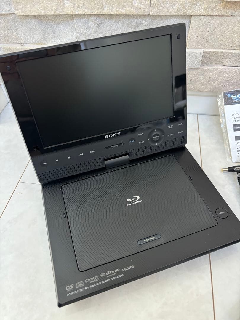 【極美品】SONY ポータブルブルーレイプレーヤー BDP-SX910