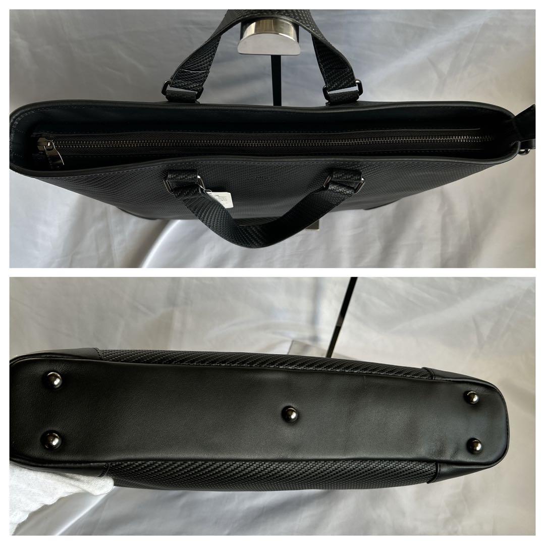 【未使用】ムッシュニコル エクストラ 2way レザーブリーフケース 黒 希少