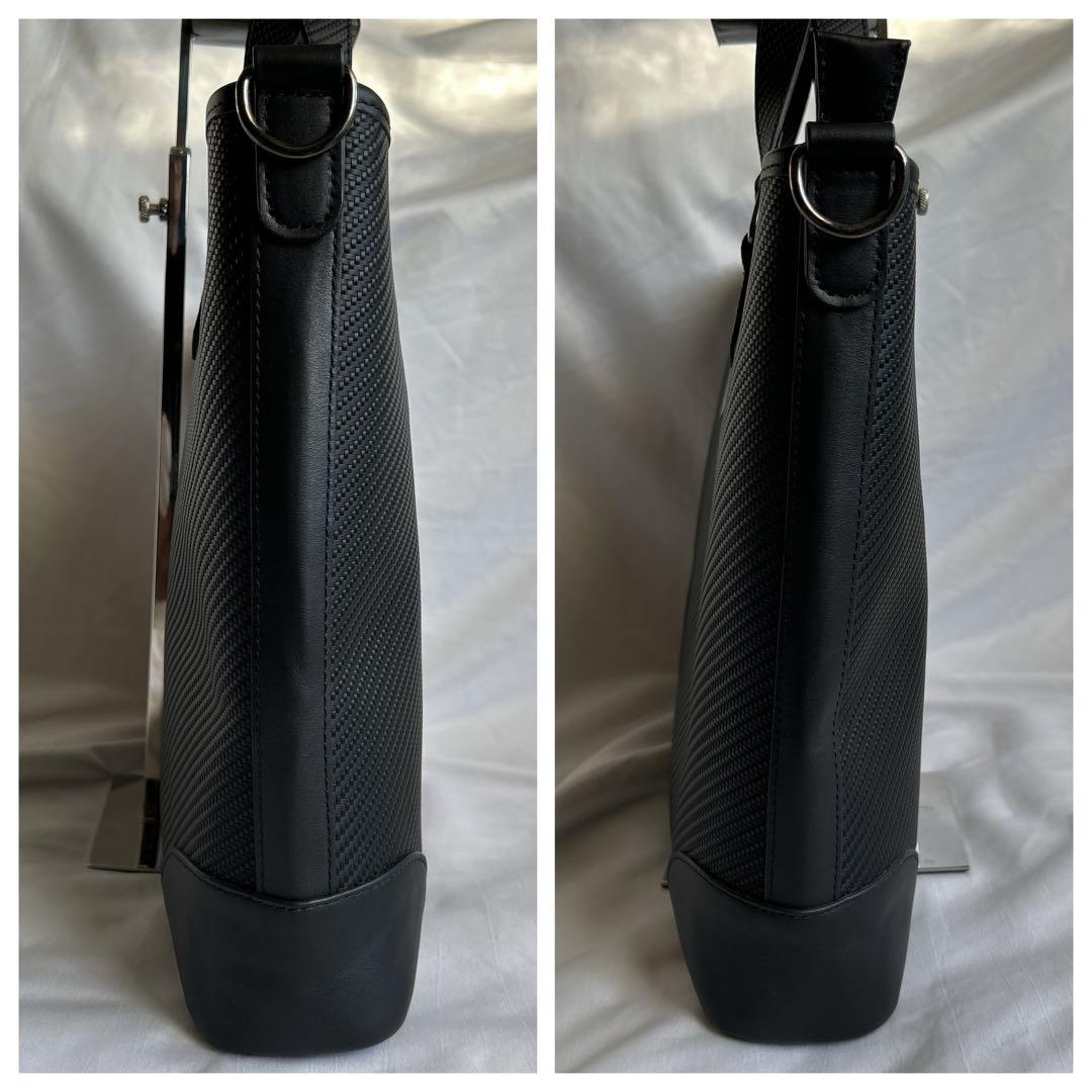 【未使用】ムッシュニコル エクストラ 2way レザーブリーフケース 黒 希少