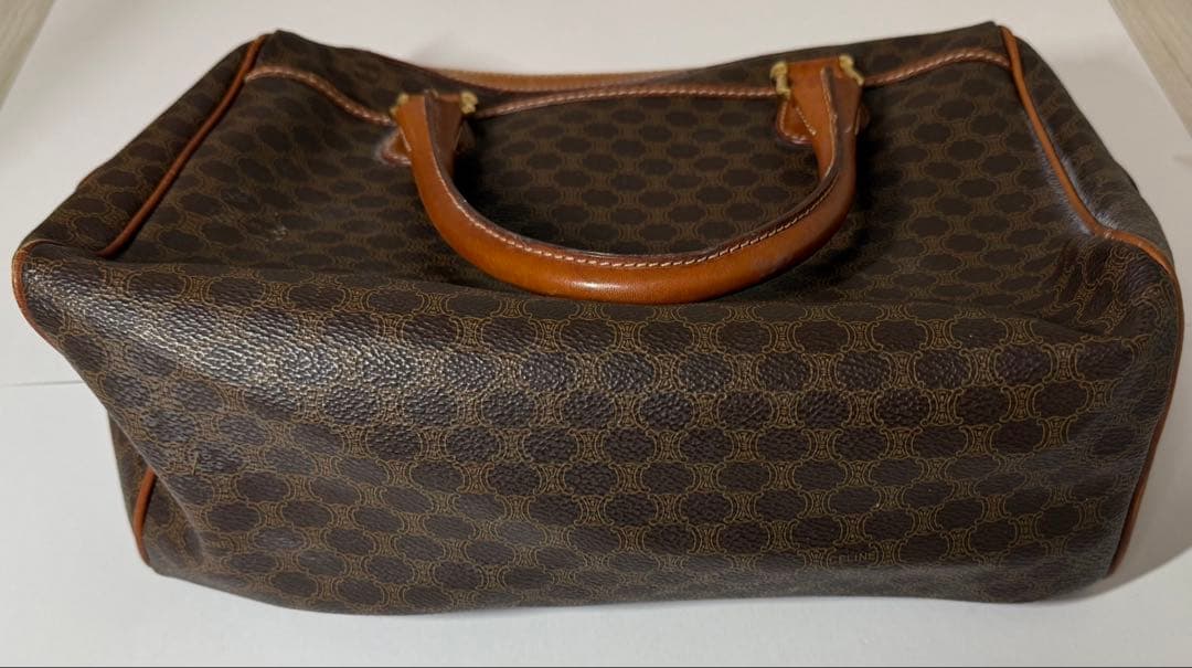 CELINE セリーヌ マカダム柄 ミニボストンバッグ ハンドバッグ