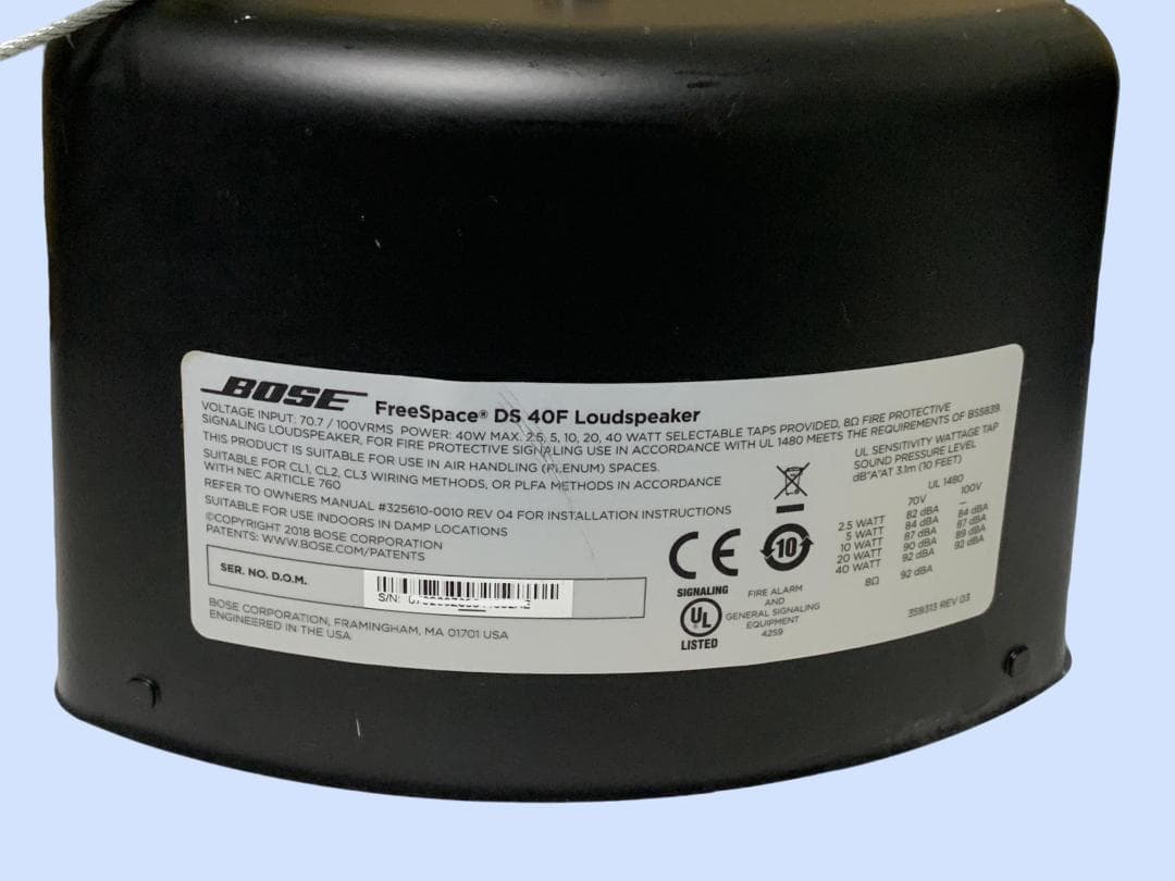 スピーカー・ウーファー M9749 BOSE FreeSpace DS 40F LOUDSPEAKER