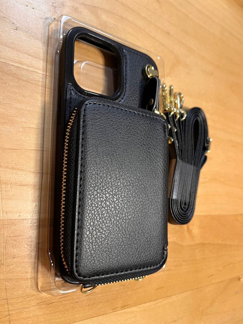 【Bocasal】iPhone13 Pro MAX ケースウォレットストラップ