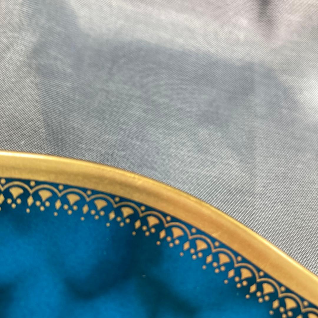 saharaノリタケダイアモンドコレクションディナープレートゴールドブルー