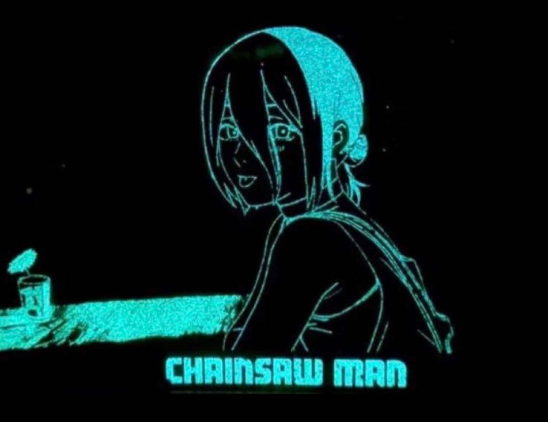 台湾限定 劇場版 チェンソーマン レゼ編 レゼ A3 夜光ポスター　香り付き