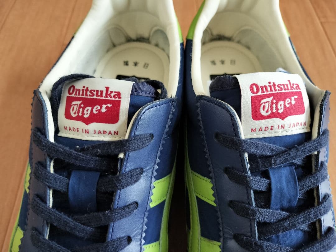 日本製　 Onitsuka Tiger　スニーカー　ネイビー/グリーン 超美品