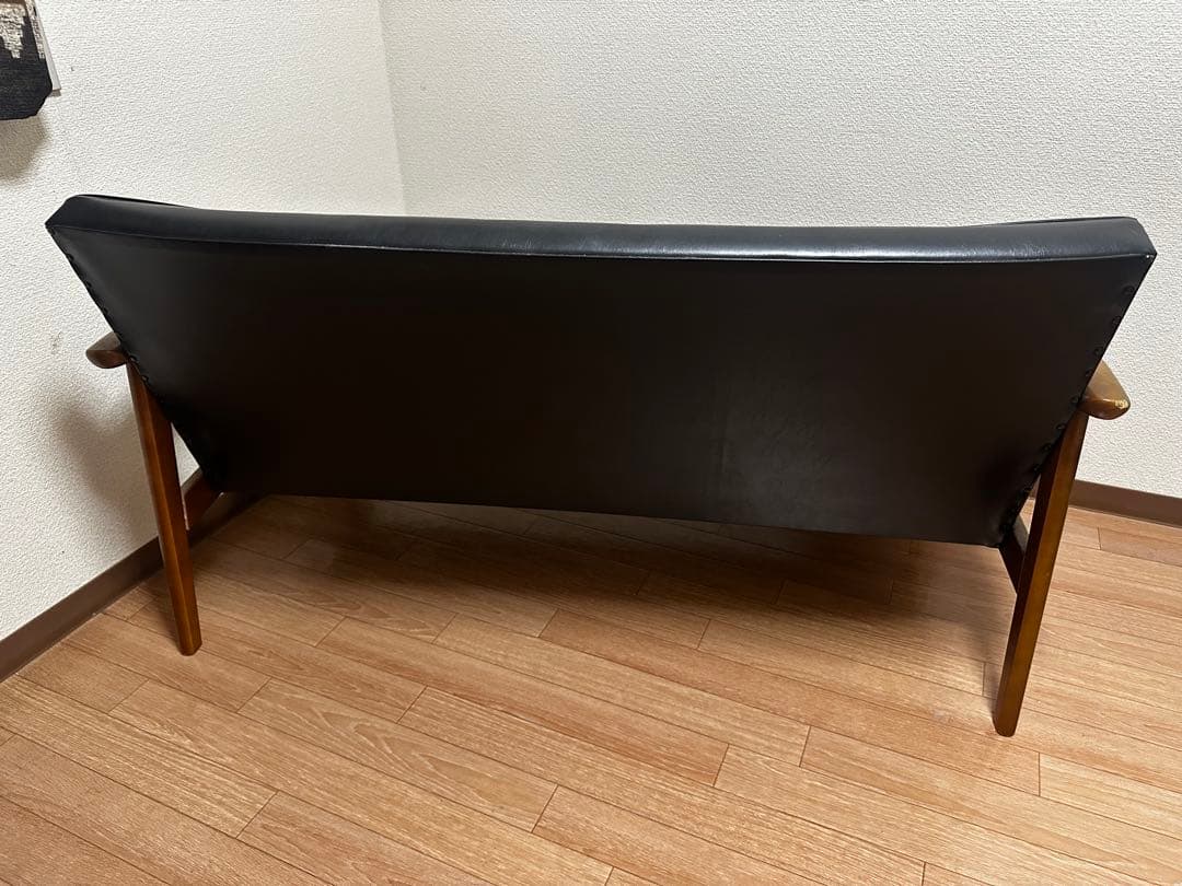 【ジャンク】カリモク60 Kチェア 2シーター