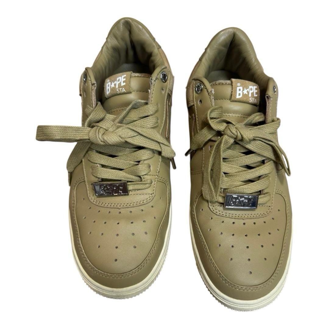 【A BATHING APE】BAPE STA low suede beige