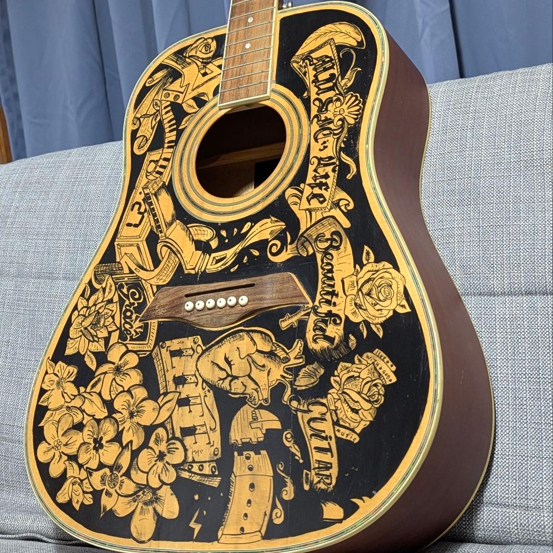 Elioth製カスタムフォークギター