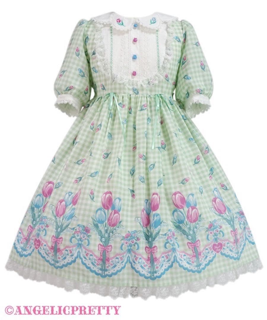 【最終値下げ】Tulip Bouquetワンピース Angelic Pretty