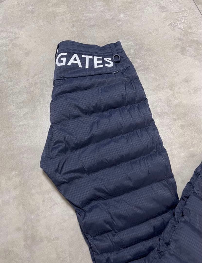 人気！PEARLY GATES ダウンパンツ ネイビー サイズＭ(4)