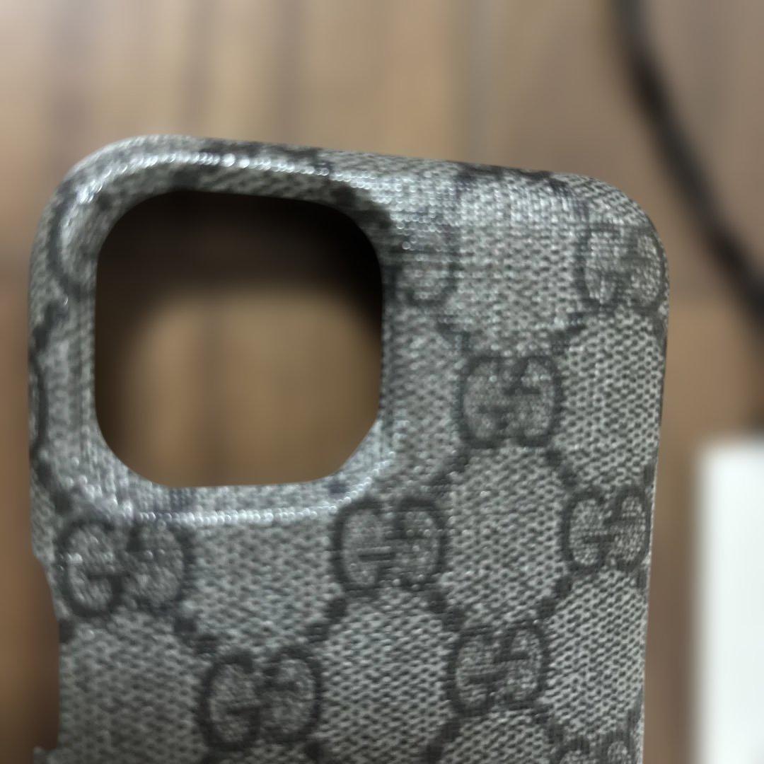 GUCCI GGパターン iPhoneケース15