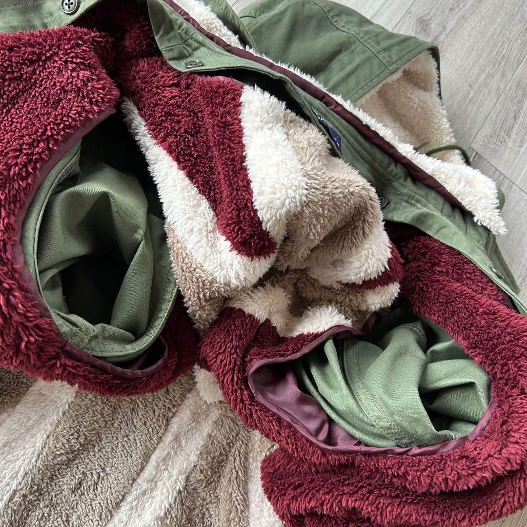 FRED PERRY モッズコート フィッシュテールパーカー XL オリーブ