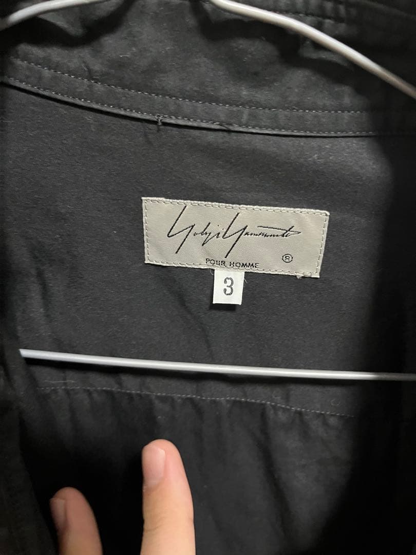 ヨウジヤマモトプールオム　HC-B43-012 黒シャツ