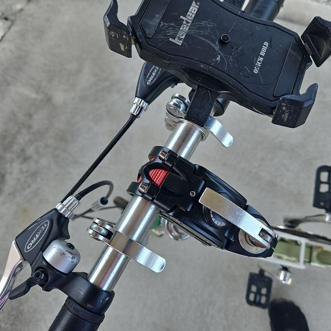 日*こ様 激レア！変速機付き CARRY ME 折り畳み自転車 ソリッドタイヤ