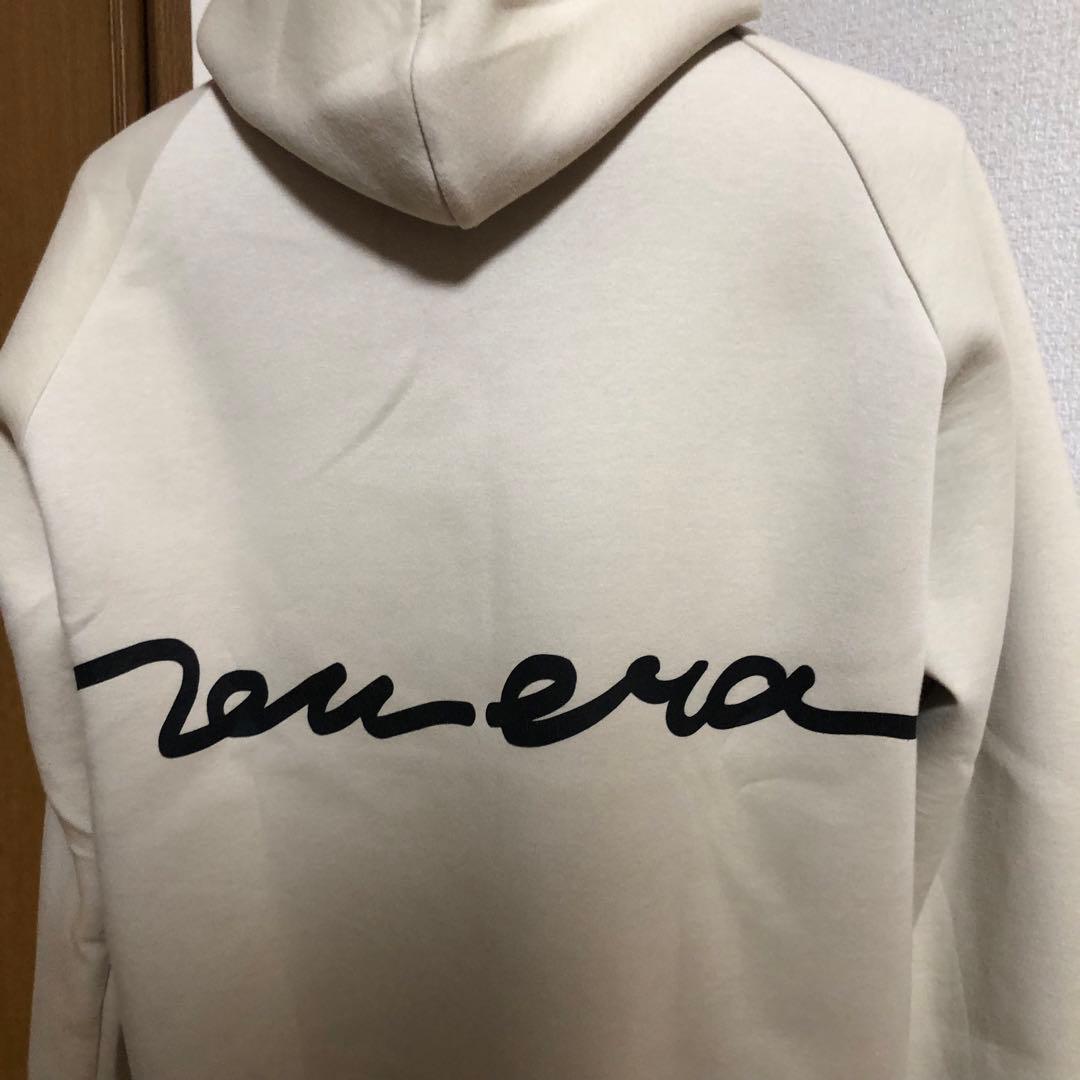 ニューエラ◆ダンボールニット プルオーバー パーカー ベージュ Lサイズ