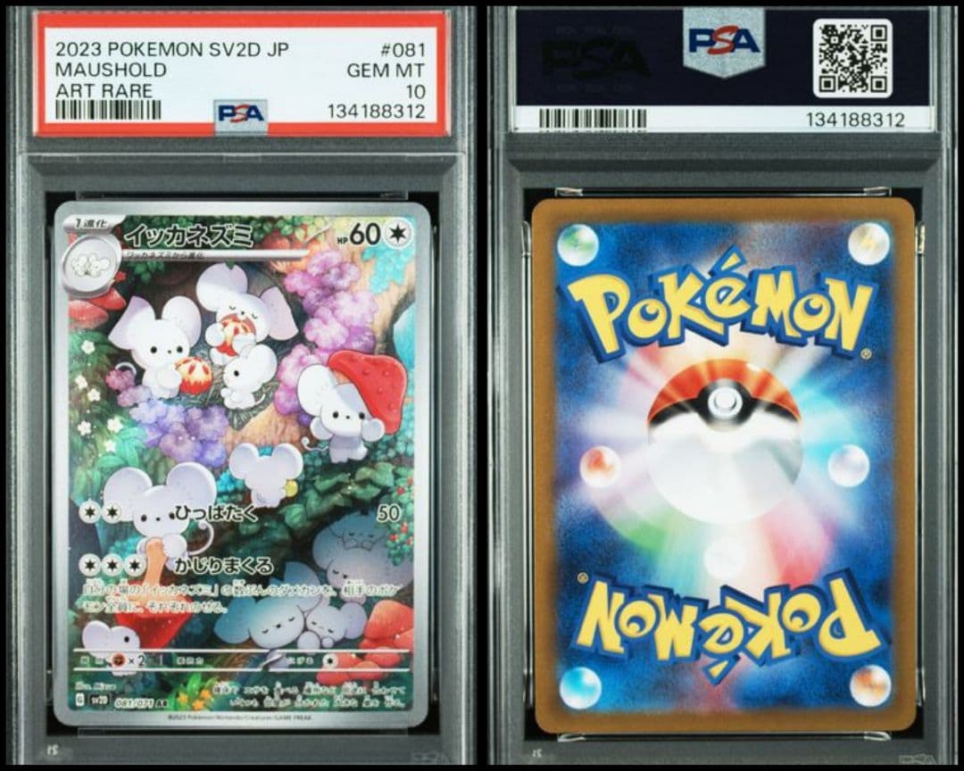 【PSA10】ポケカ イッカネズミ ar 081