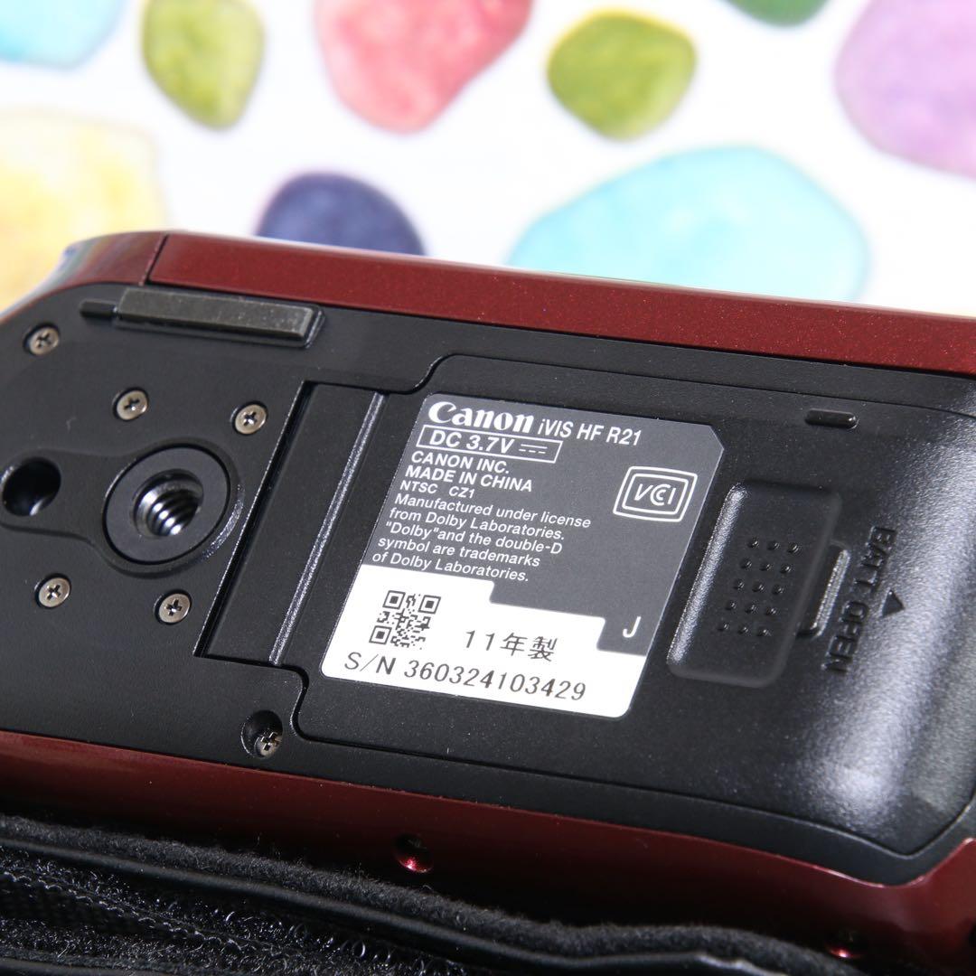 ♥︎スマホ転送♪ おすすめビデオカメラ♪ Canon iVIS HF R21 美品