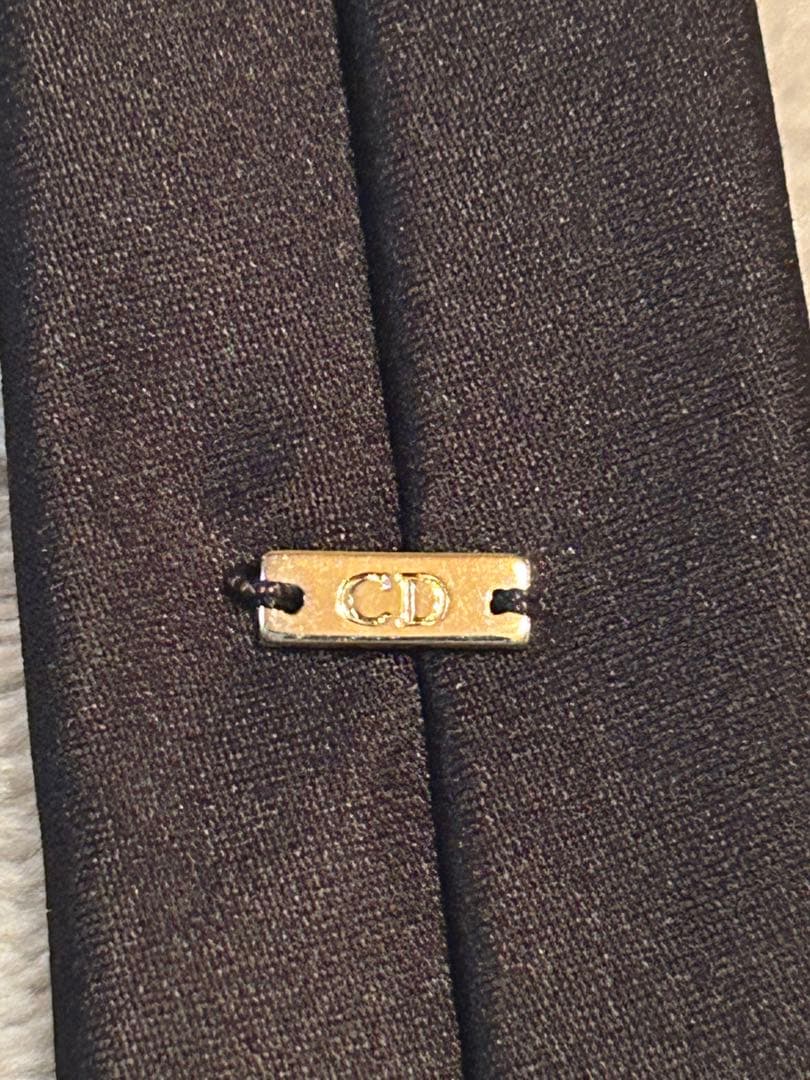 ＊値下げChristian Dior シルク100% ブラックネクタイ