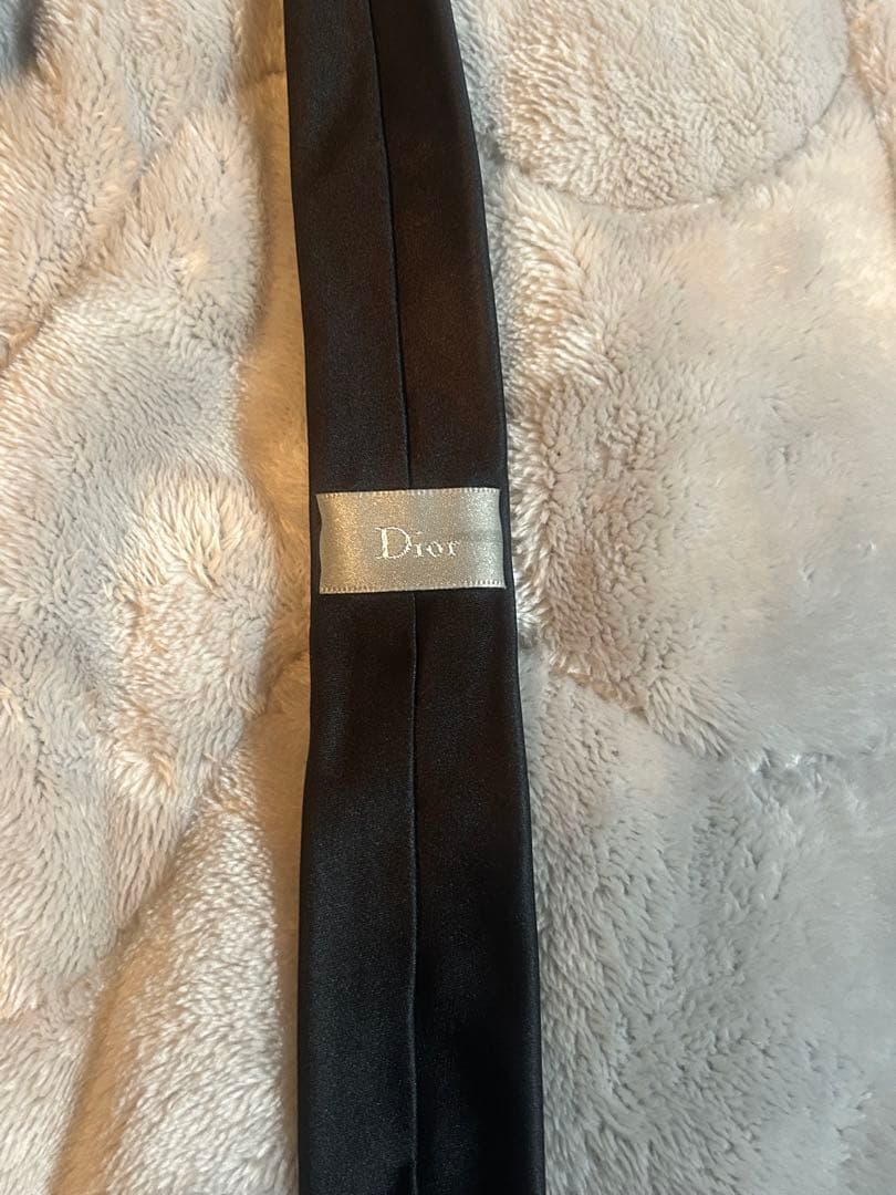 ＊値下げChristian Dior シルク100% ブラックネクタイ