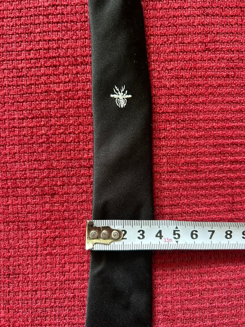 ＊値下げChristian Dior シルク100% ブラックネクタイ