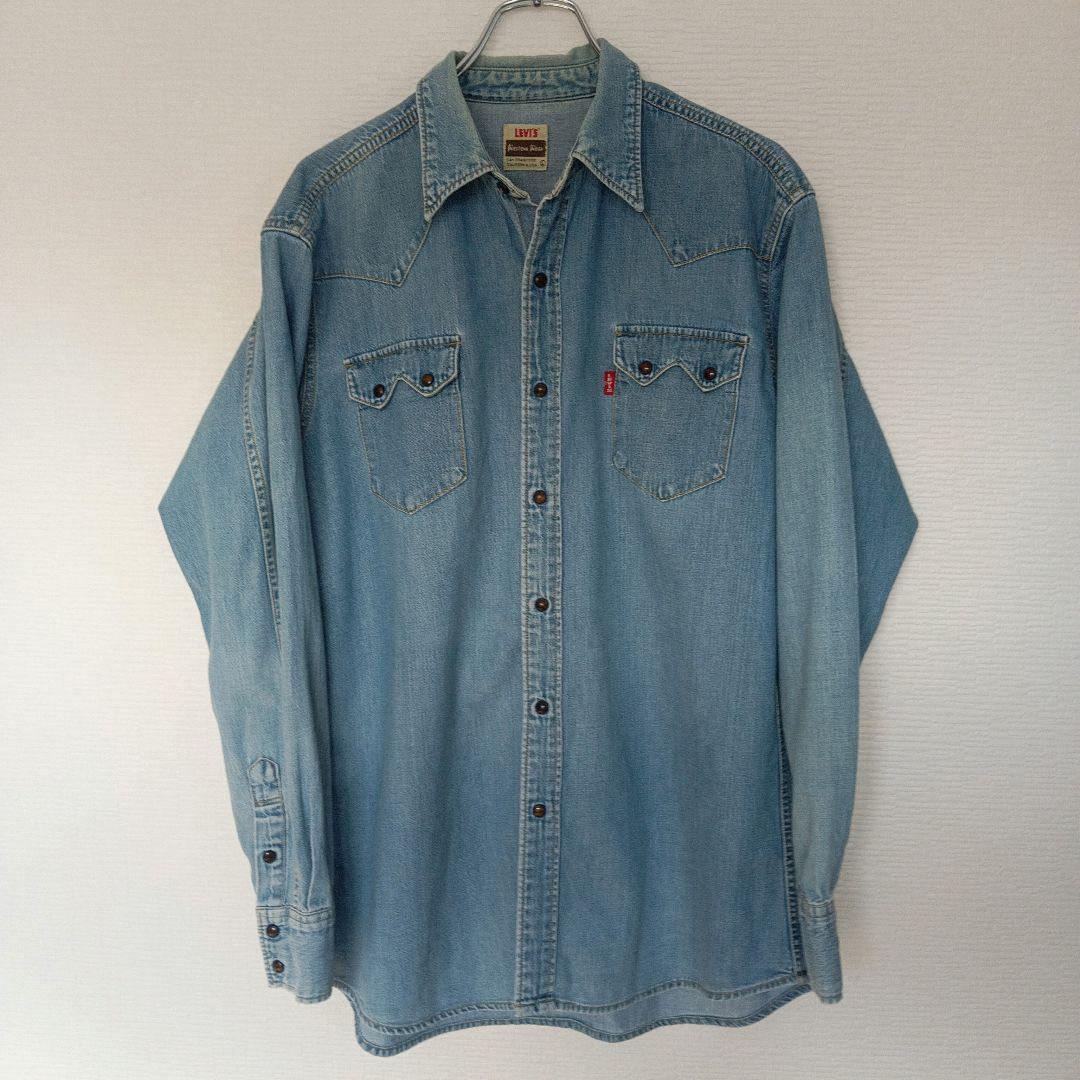 【USA-vintage】levi's big-E western shirt