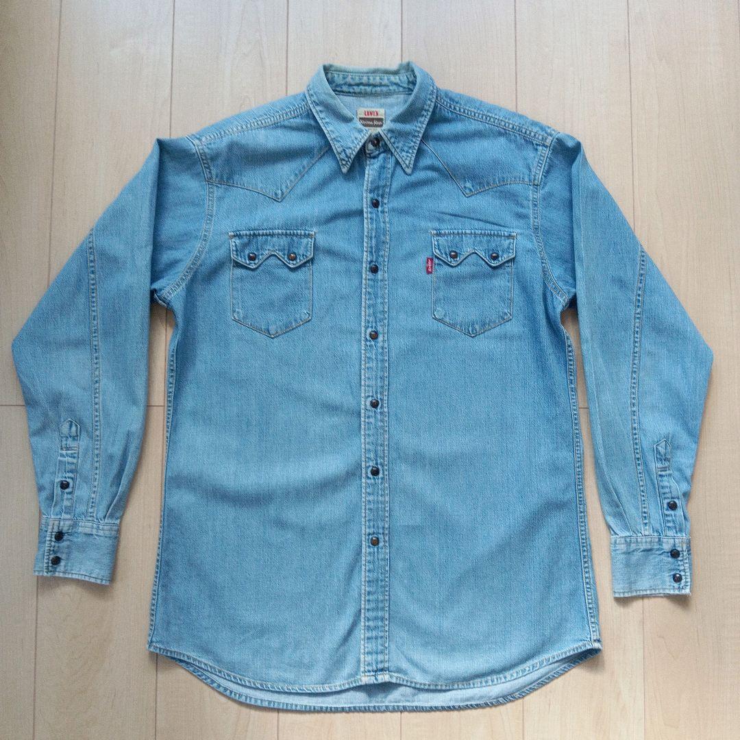 【USA-vintage】levi's big-E western shirt
