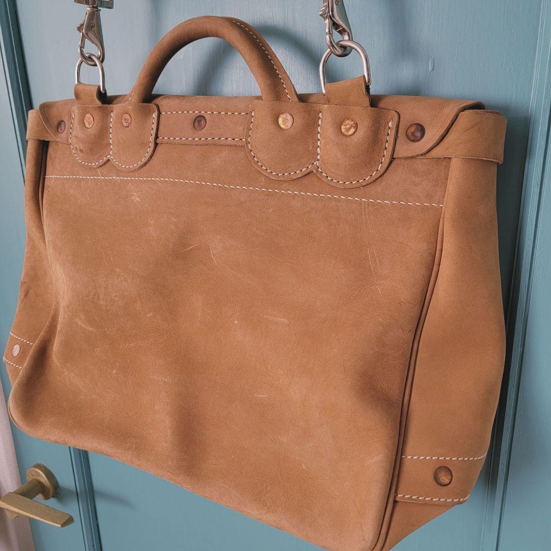 The J.Peterman Company ヌバックレザー　メッセンジャー