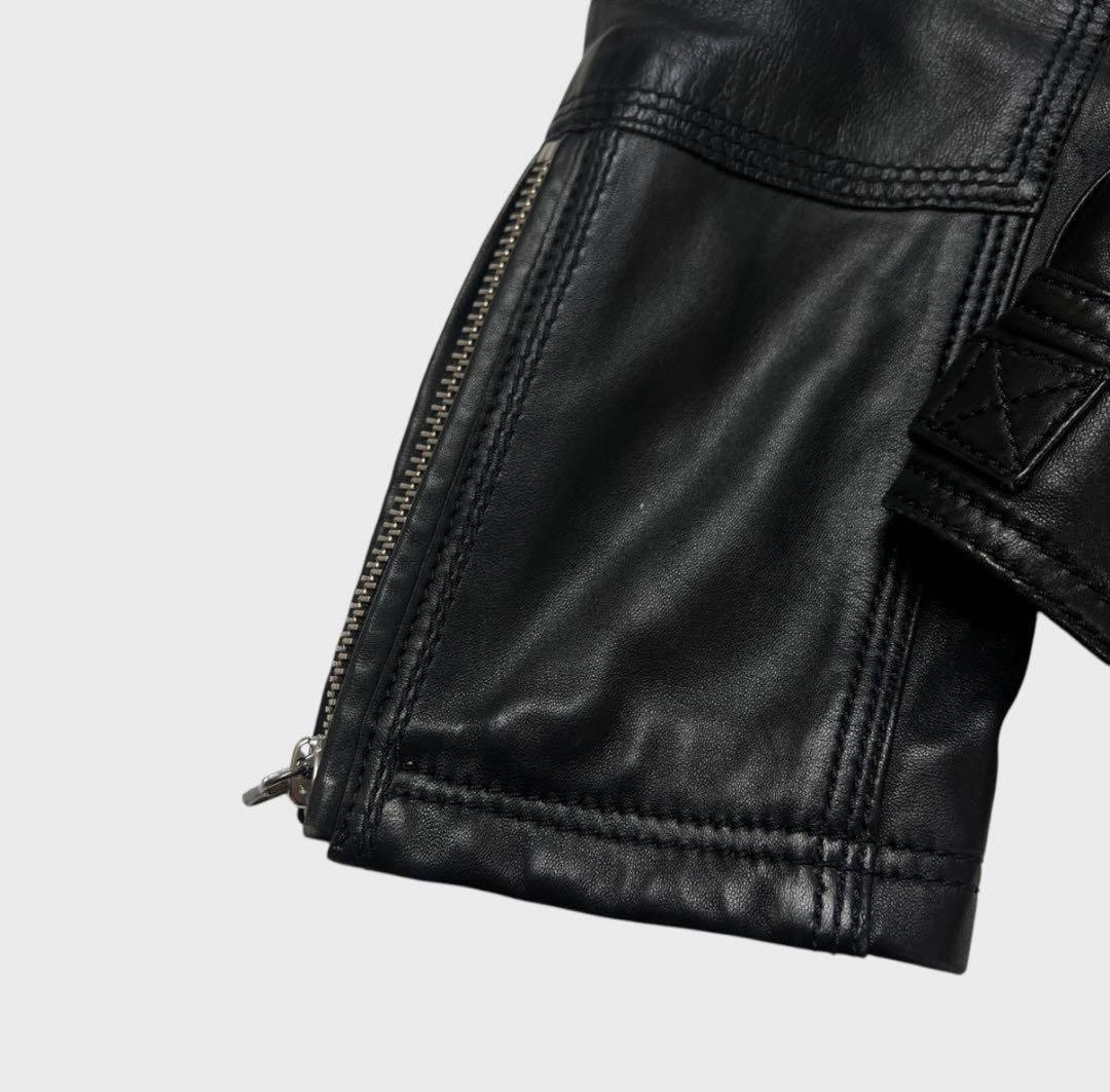 ジャケット・アウター DOLCE&GABBANA leather jacket black D&G