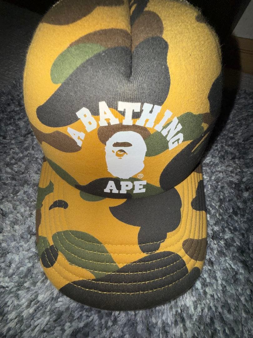 A BATHING APE カモ　キャップ
