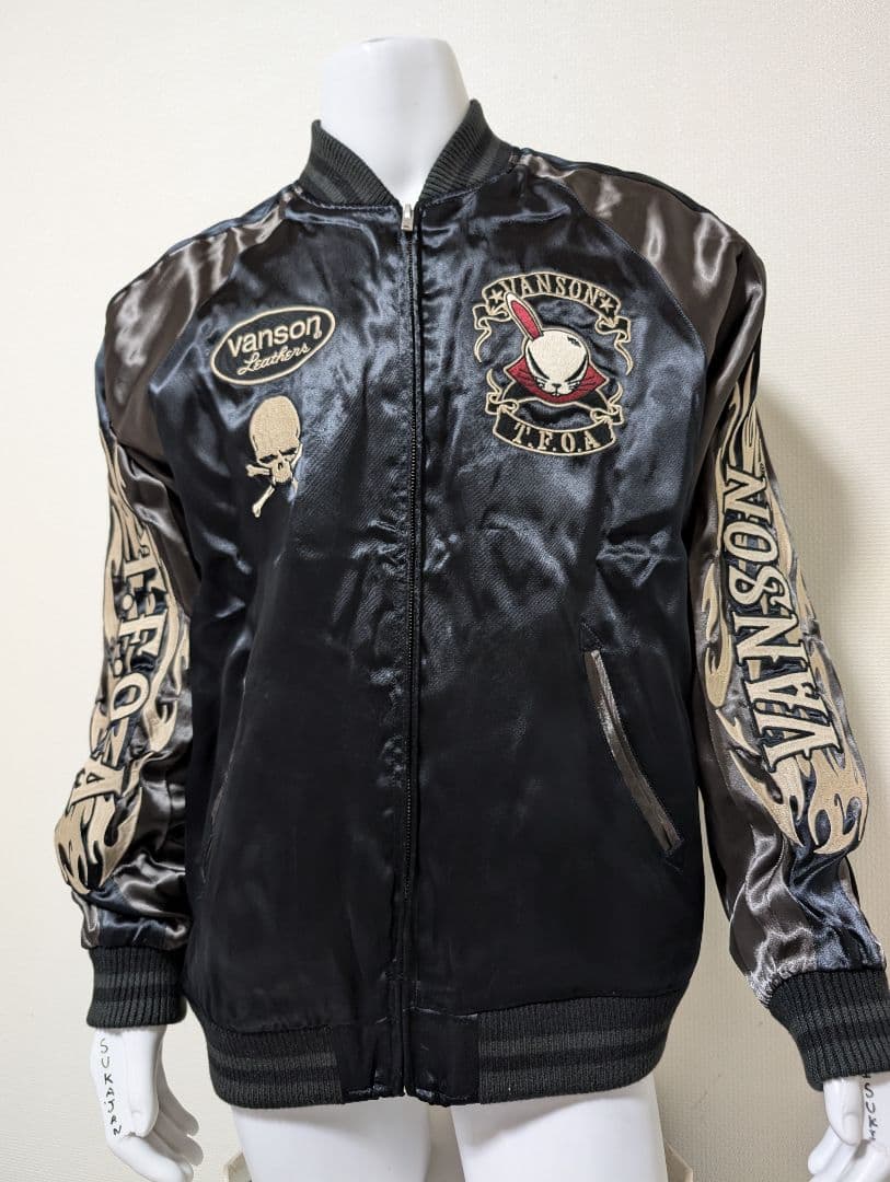 スカジャン　VANSON T.F.O.A WORST Size.XL 新品