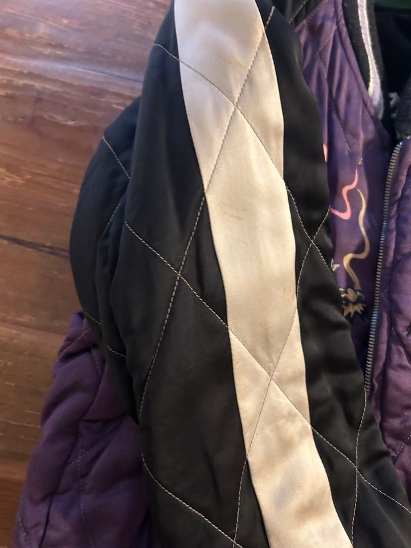 港商　スカジャン　テーラー東洋　KOSHO ドラゴン　龍　スカル　サイズS