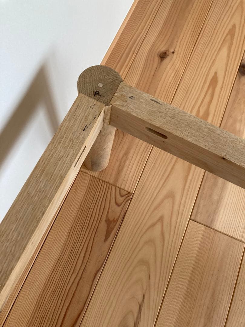 無垢　オーク材　テーブル脚