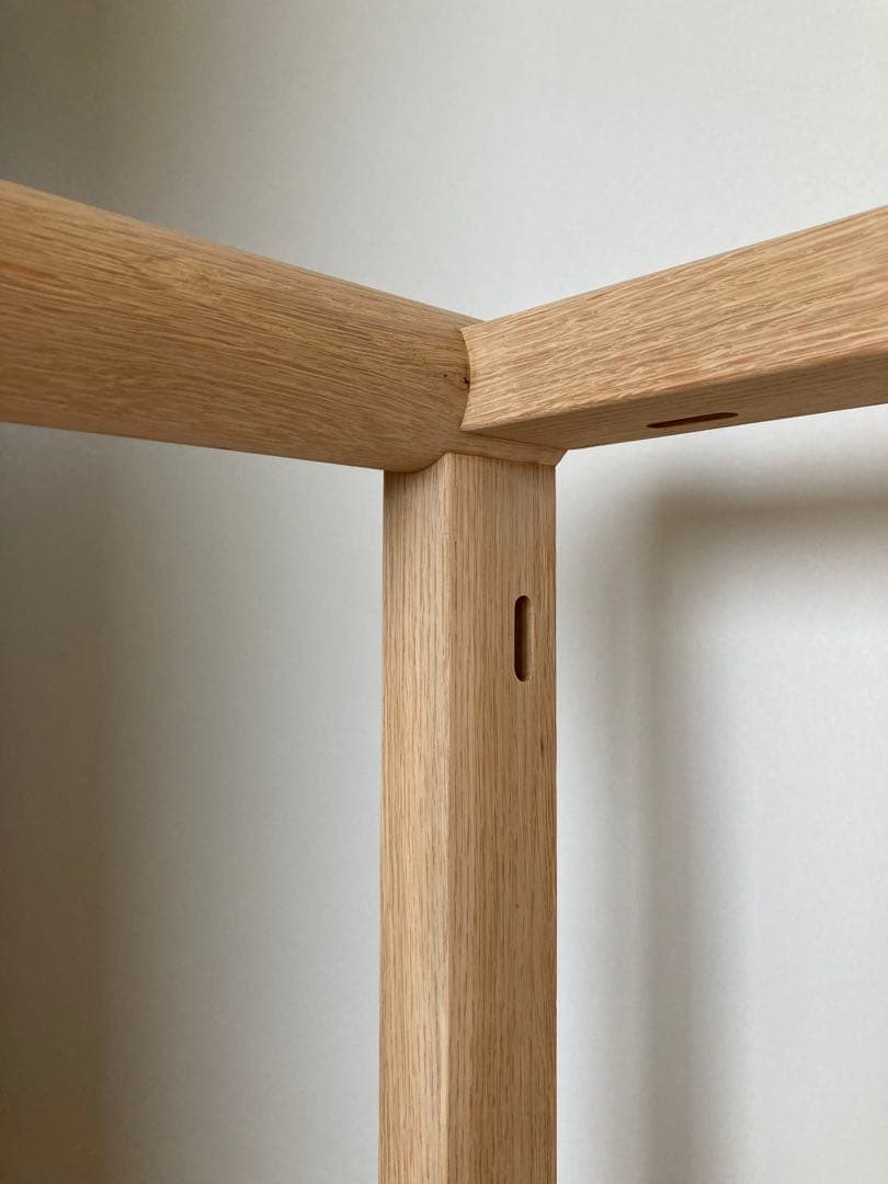 無垢　オーク材　テーブル脚