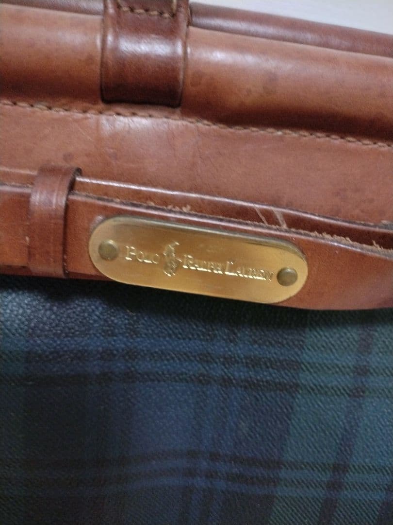 ★ポロ　ラルフローレン★ボストンバック★タータンチェック★送料無料★