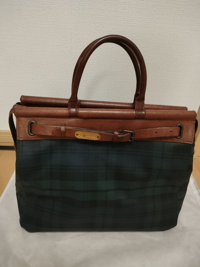 ★ポロ　ラルフローレン★ボストンバック★タータンチェック★送料無料★