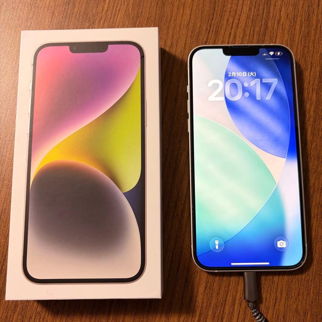 iPhone 14 plus スターライト 256GB