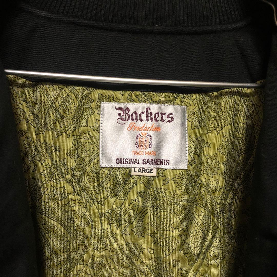 T*様 【未使用タグ付き】Backers ダービージャケット　LARGE ブラッ