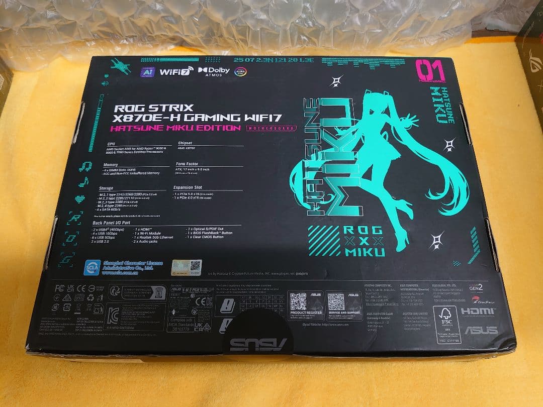 初音ミクX870E-H/ROG RYUO Ⅳ360/Thor 1200新品セット