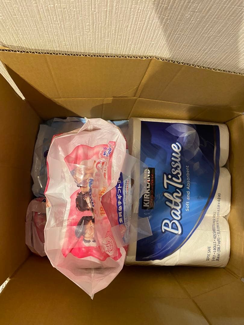 moonyスーパービッグ おむつ 18-35kg 14枚入り 6パック おまけ付