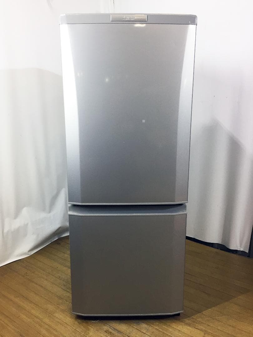 30日迄！送料無料★三菱　ラウンドカット　２ドア冷蔵庫【MR-P15Y】