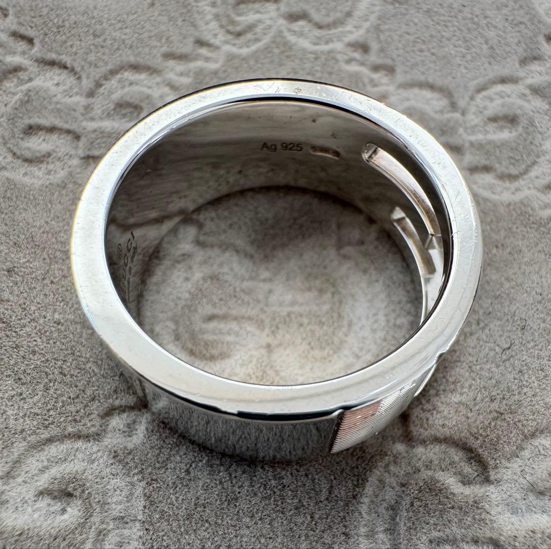 ビビ　GUCCI シルバーアクセサリー セット（ブレスレット＋リング）