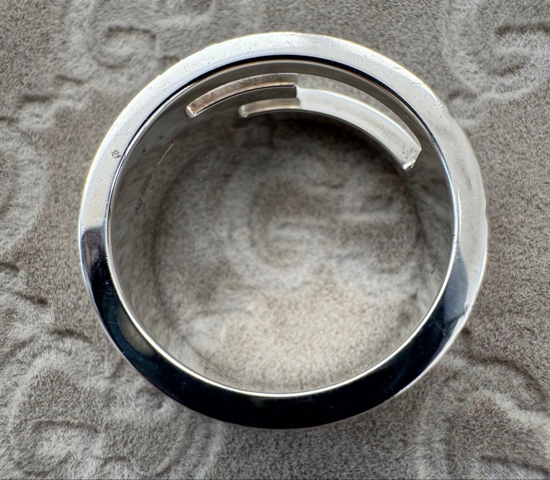 ビビ　GUCCI シルバーアクセサリー セット（ブレスレット＋リング）