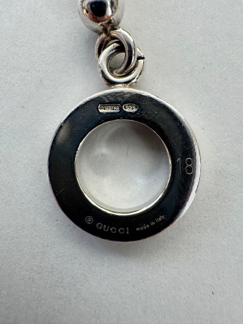 ビビ　GUCCI シルバーアクセサリー セット（ブレスレット＋リング）