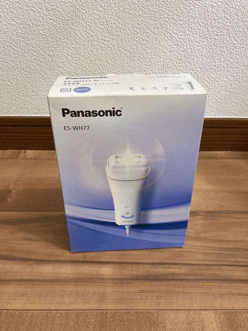 光美容器 光エステ＜ボディ＆フェイス用＞ ゴールド調 ES-WH77-N