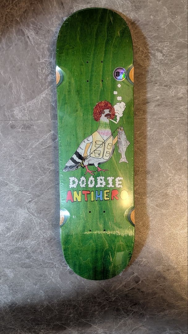 ANTIHERO DOOBIE スケートボードデッキ 8.75インチ